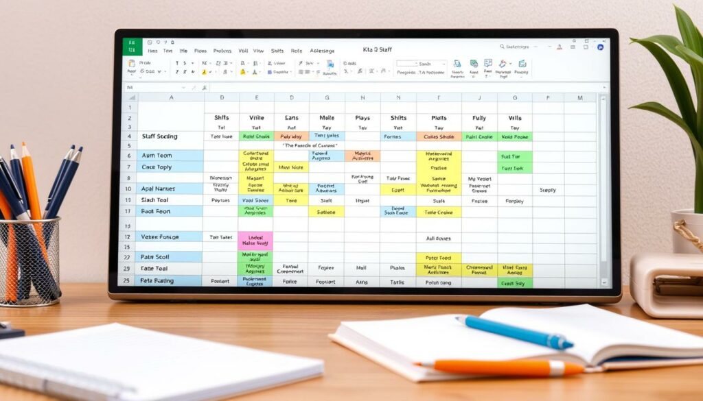 Anleitungen zur Kita Dienstplan Excel Vorlage
