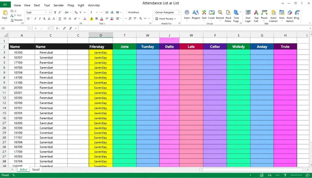 Excel Vorlage designen