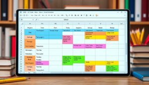 Stundenplan Excel Vorlage
