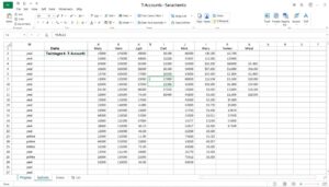T-Konten Excel Vorlage