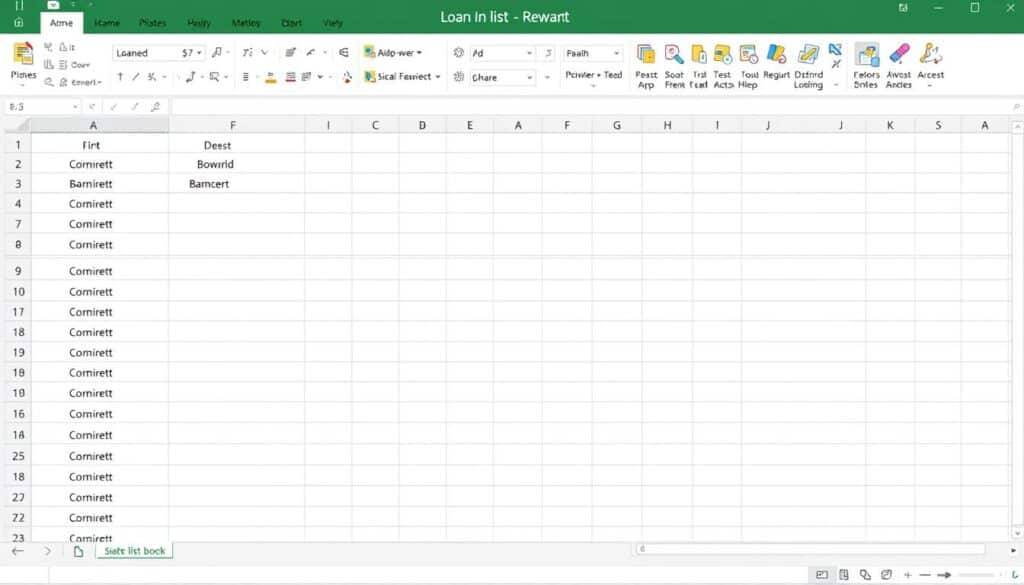 Ausleihliste Excel Vorlage