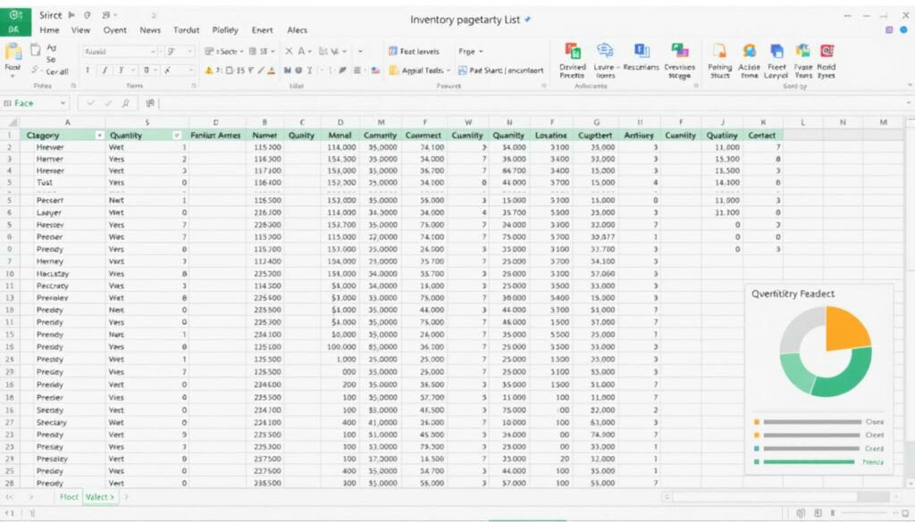 Excel Lagerliste