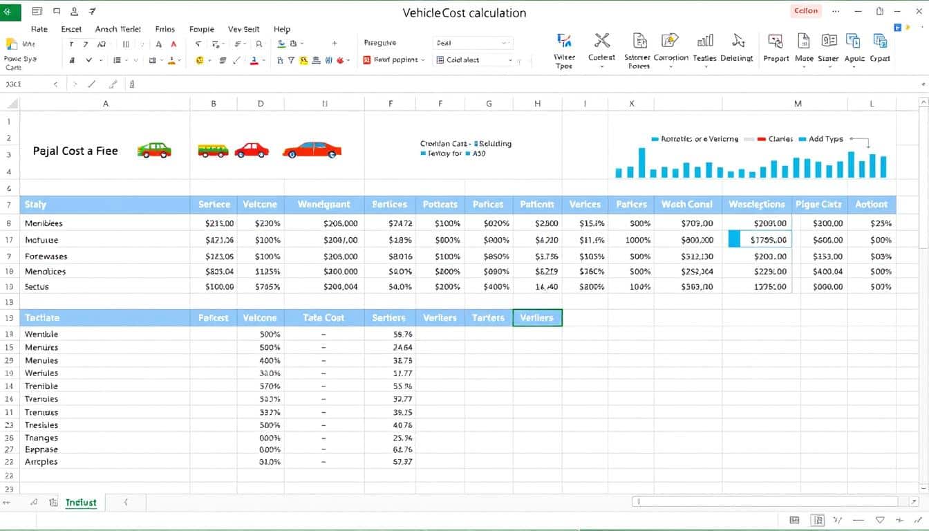 Fahrzeugkostenberechnung Excel Vorlage