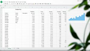 Produktpreisliste Excel Vorlage