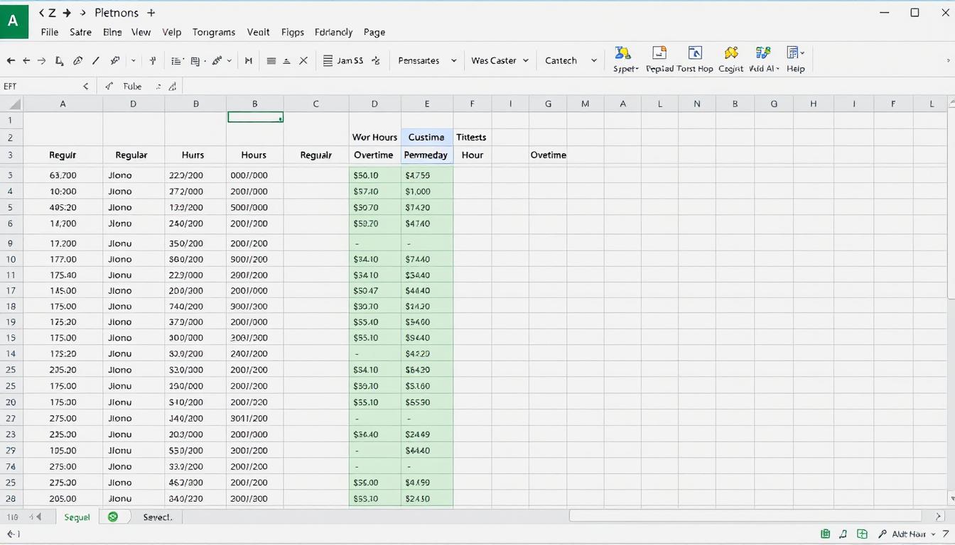 Arbeitszeiterfassung mit Überstunden Excel Vorlage hier kostenlos downloaden