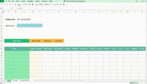 Arbeitszeitrechner Excel Vorlage hier kostenlos downloaden