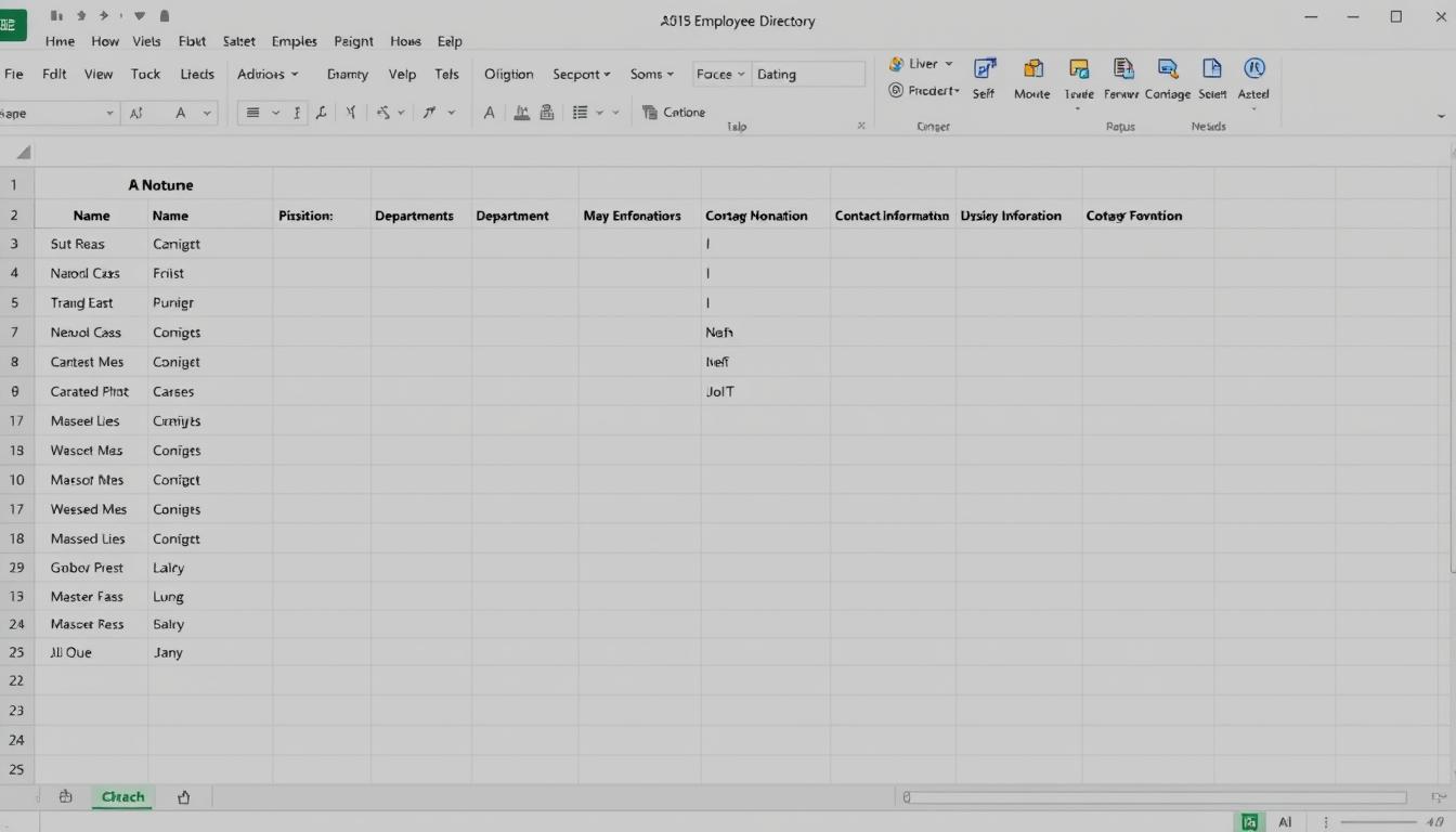 Mitarbeiterliste Excel Vorlage hier kostenlos downloaden