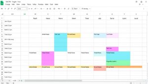 Monatsplan Excel Vorlage hier kostenlos downloaden