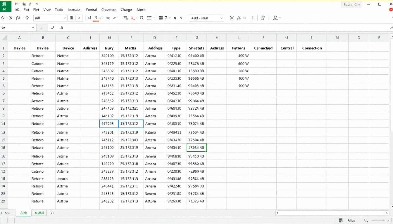 Netzwerkdokumentation Excel Vorlage hier kostenlos downloaden