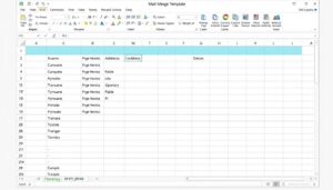 Serienbrief Excel Vorlage hier kostenlos downloaden