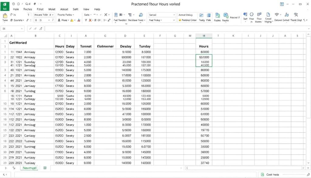 Stundenliste Excel Vorlage hier kostenlos downloaden