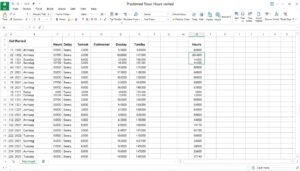 Stundenliste Excel Vorlage hier kostenlos downloaden