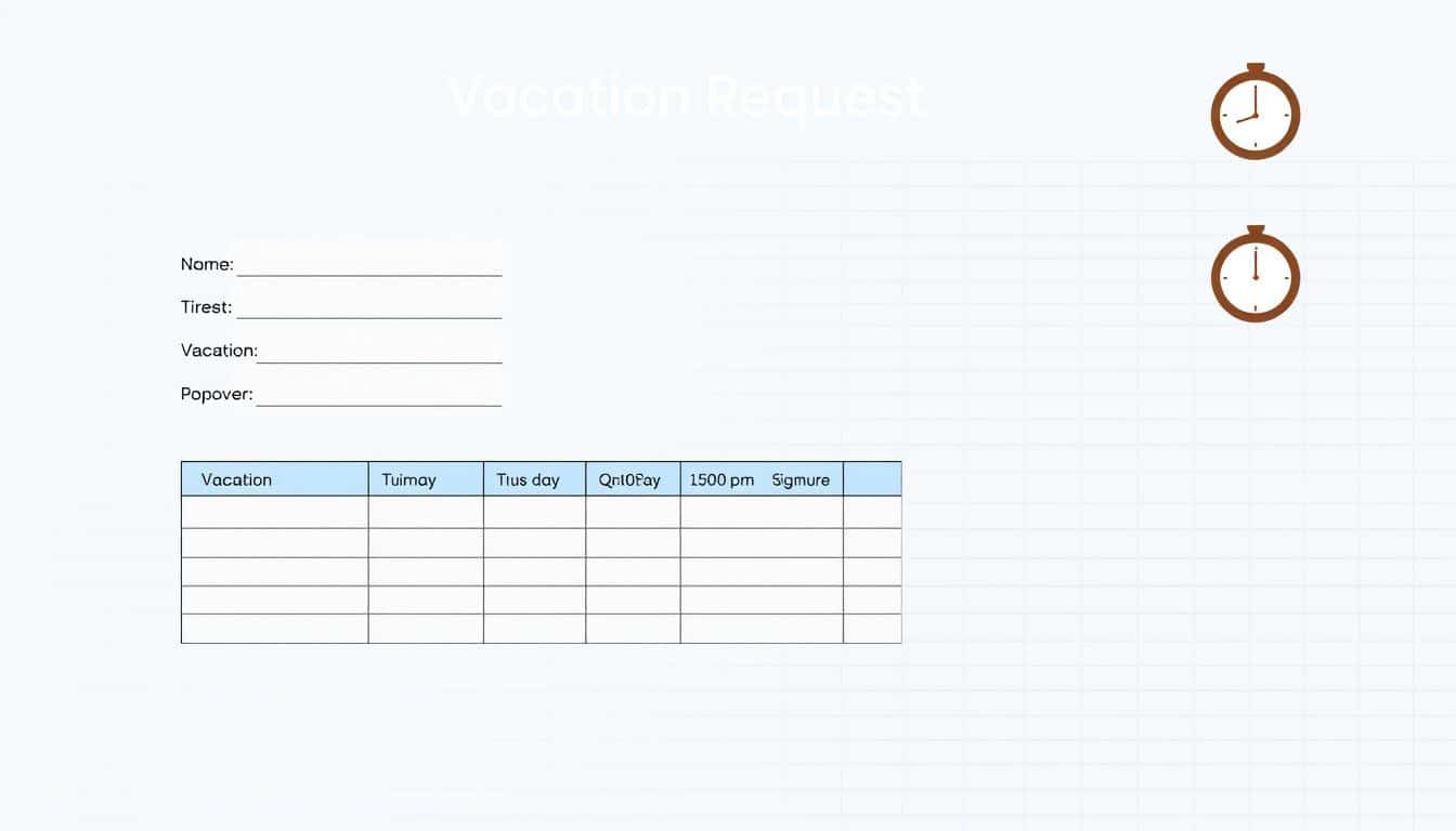 Urlaubsantrag Excel Vorlage hier kostenlos downloaden