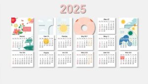 Wandkalender 2025 Excel Vorlage hier kostenlos downloaden