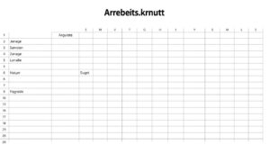 Arbeitsauftrag Excel Vorlage hier kostenlos downloaden