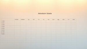 Arbeitszeit Tabelle Excel Vorlage hier kostenlos downloaden