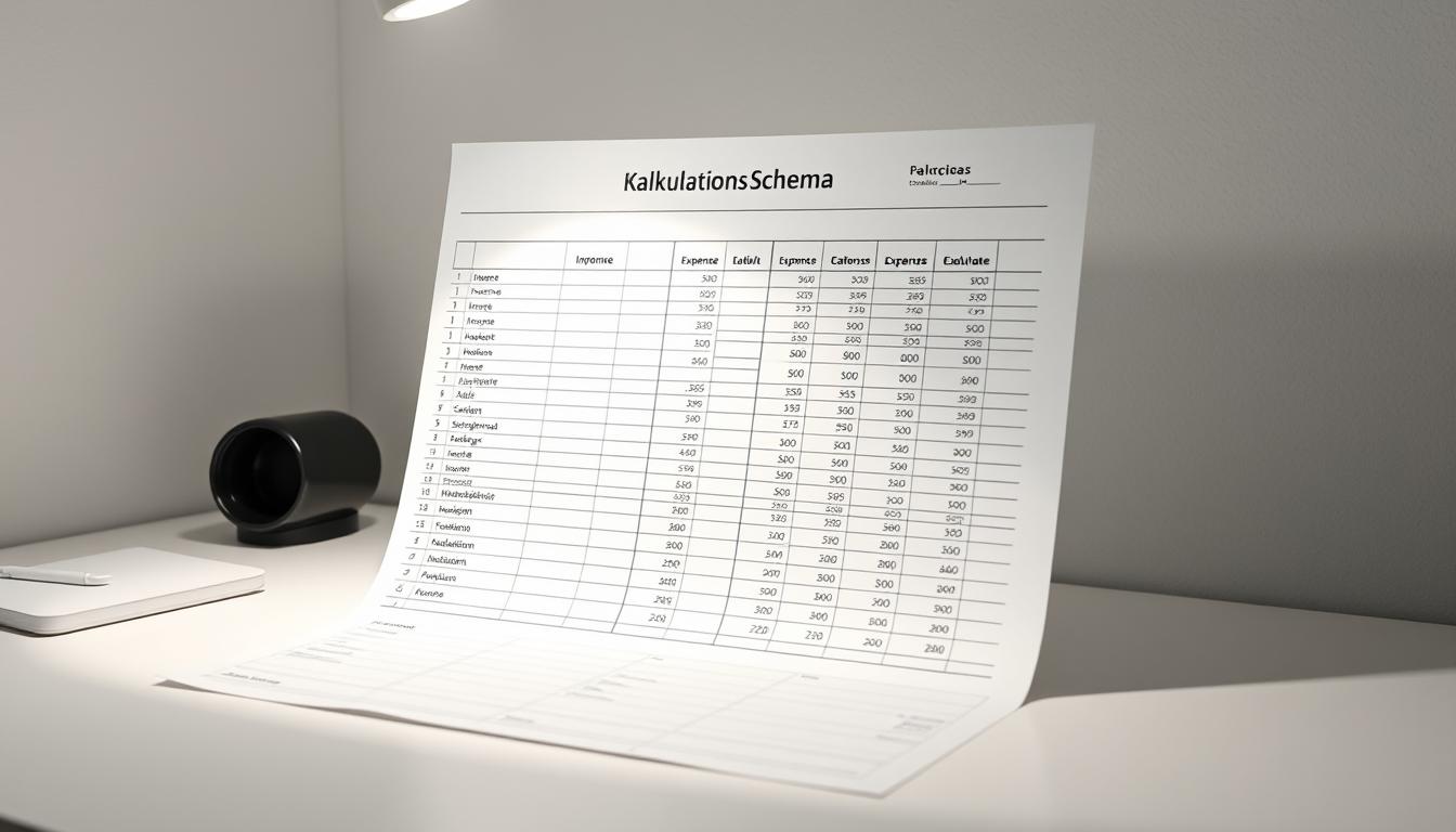 Kalkulationsschema Excel Vorlage hier kostenlos downloaden