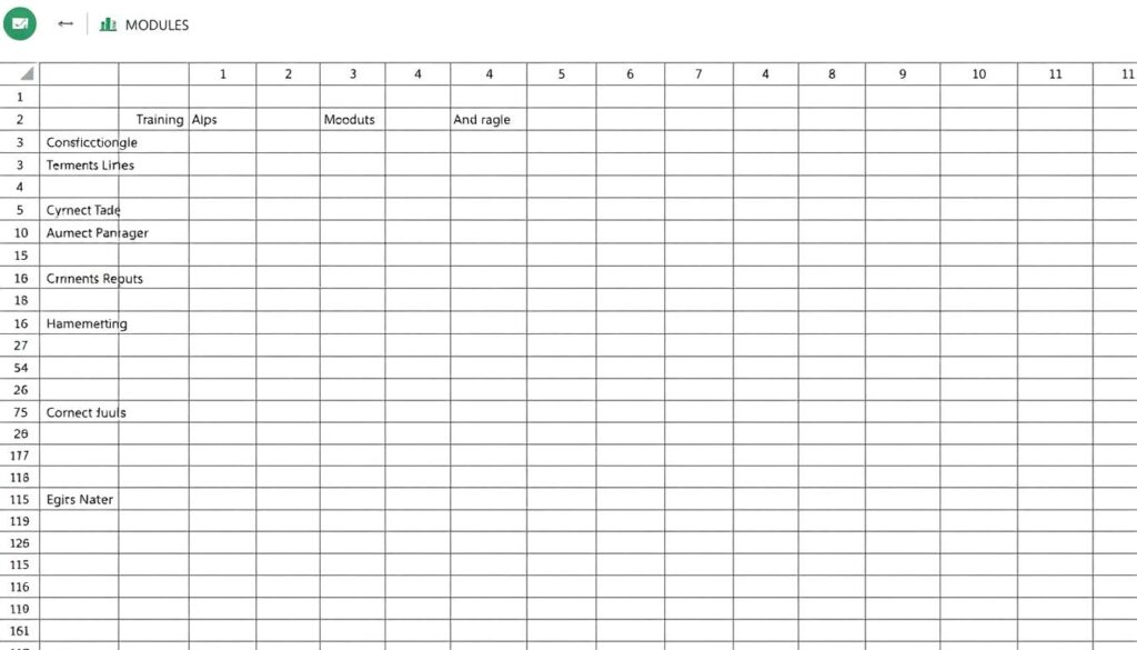 Mitarbeiter Schulungsplan Excel Vorlage hier kostenlos downloaden