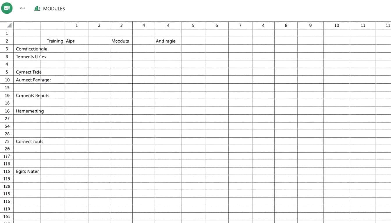Mitarbeiter Schulungsplan Excel Vorlage hier kostenlos downloaden