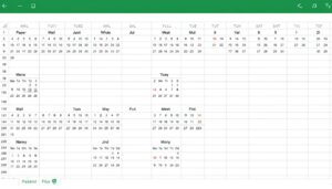 Monatskalender Excel Vorlage hier kostenlos downloaden