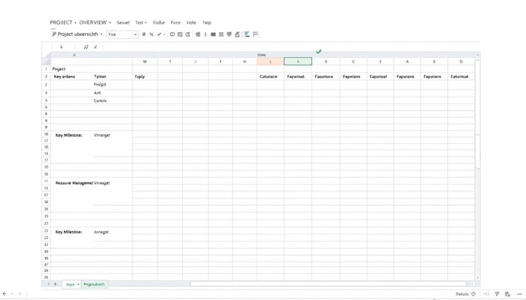 Projektübersicht Excel Vorlage hier kostenlos downloaden