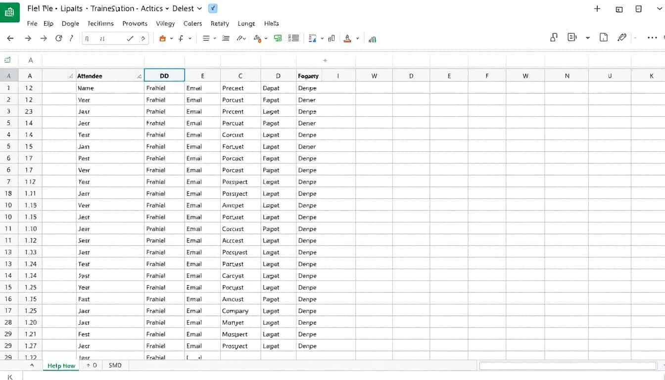 Teilnehmerliste Schulung Excel Vorlage hier kostenlos downloaden