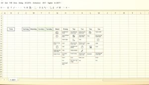 Timetable Excel Vorlage hier kostenlos downloaden