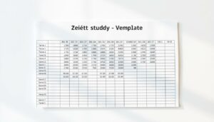 Zeitaufnahme Excel Vorlage hier kostenlos downloaden