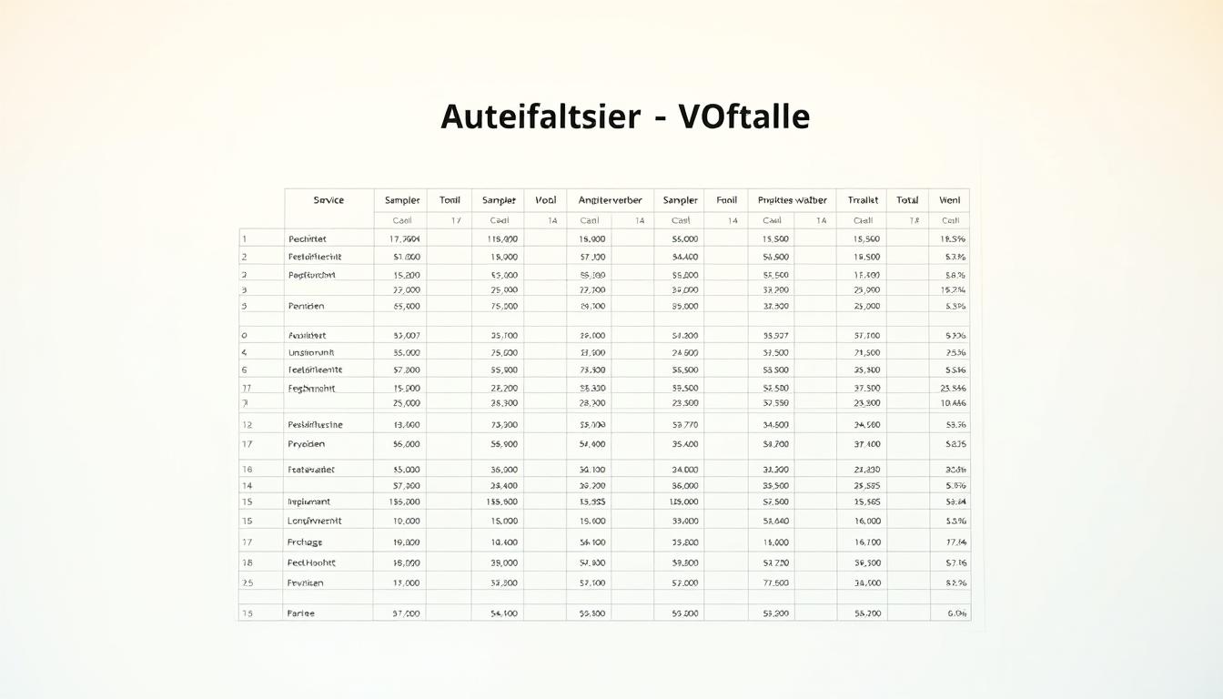 Anbietervergleich Excel Vorlage hier kostenlos downloaden