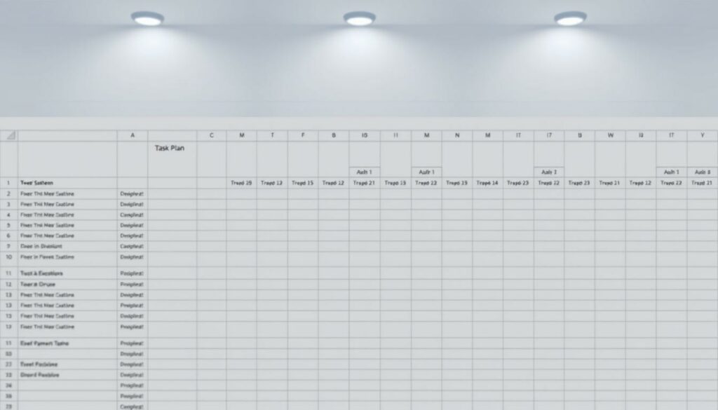 Aufgabenplan Excel Vorlage hier kostenlos downloaden
