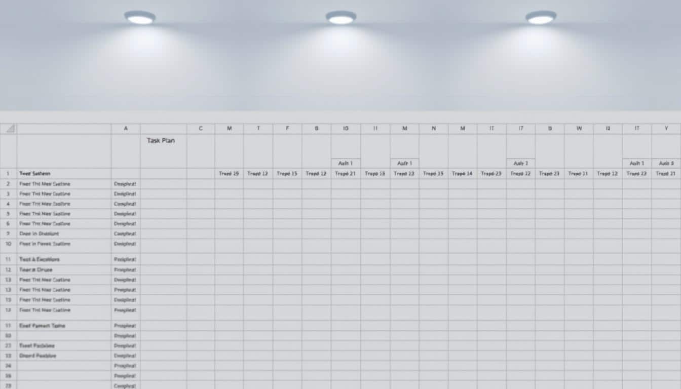 Aufgabenplan Excel Vorlage hier kostenlos downloaden
