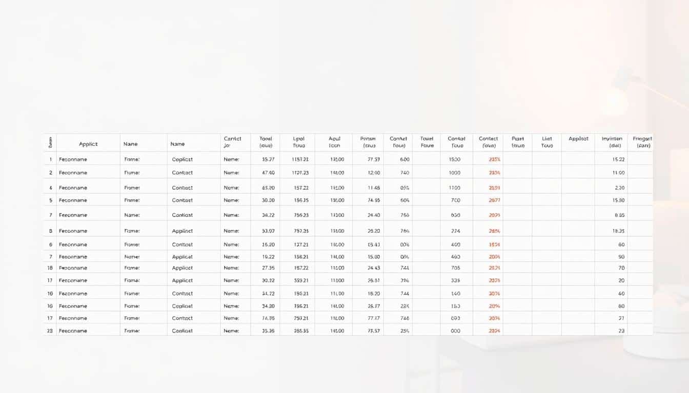 Bewerberliste Excel Vorlage hier kostenlos downloaden