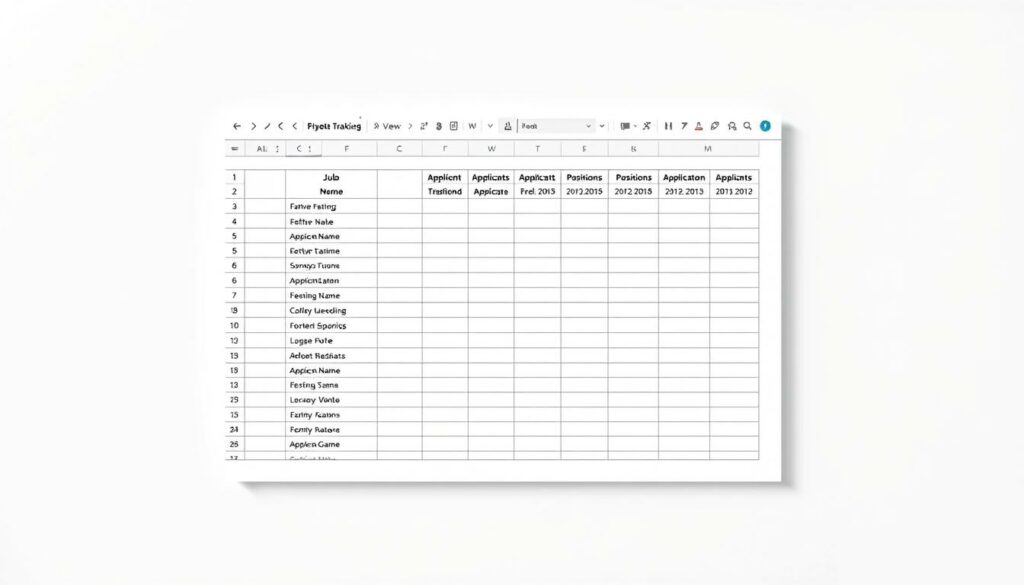 Bewerbungsübersicht Excel Vorlage hier kostenlos downloaden
