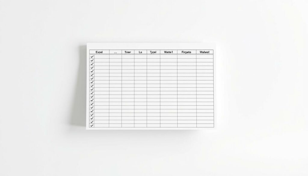 Checkliste Excel Vorlage hier kostenlos downloaden