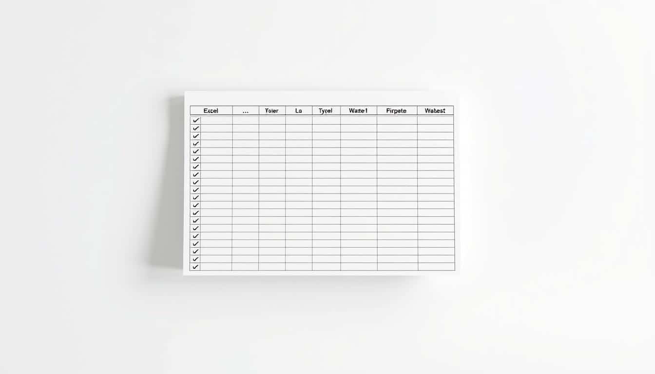 Checkliste Excel Vorlage hier kostenlos downloaden