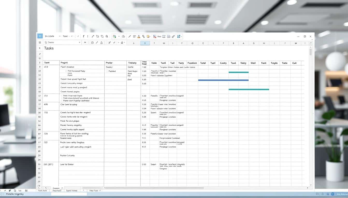 Einfacher Projektplan Excel Vorlage hier kostenlos downloaden
