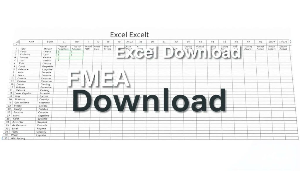 FMEA Analyse Excel Vorlage hier kostenlos downloaden