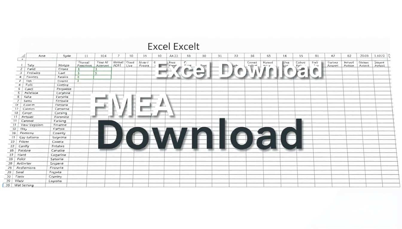 FMEA Analyse Excel Vorlage hier kostenlos downloaden