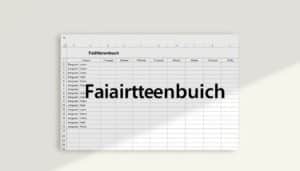 Fahrtenbuch Excel Vorlage hier kostenlos downloaden