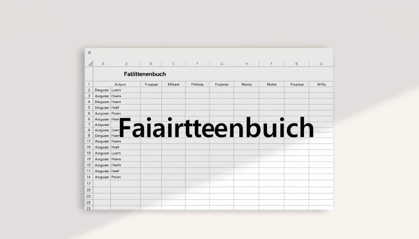 Fahrtenbuch Excel Vorlage hier kostenlos downloaden