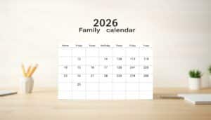 Familienkalender 2026 Excel Vorlage hier kostenlos downloaden