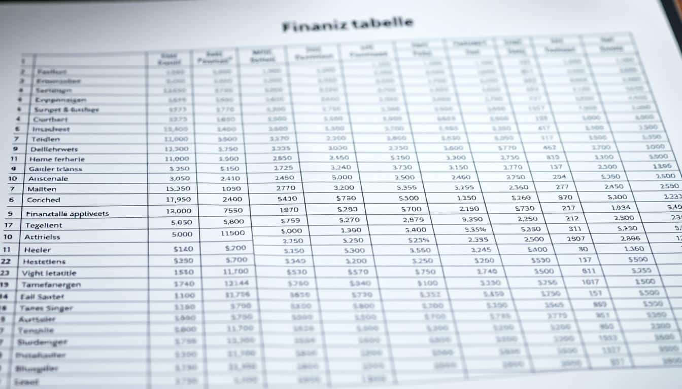 Finanztabelle Excel Vorlage hier kostenlos downloaden
