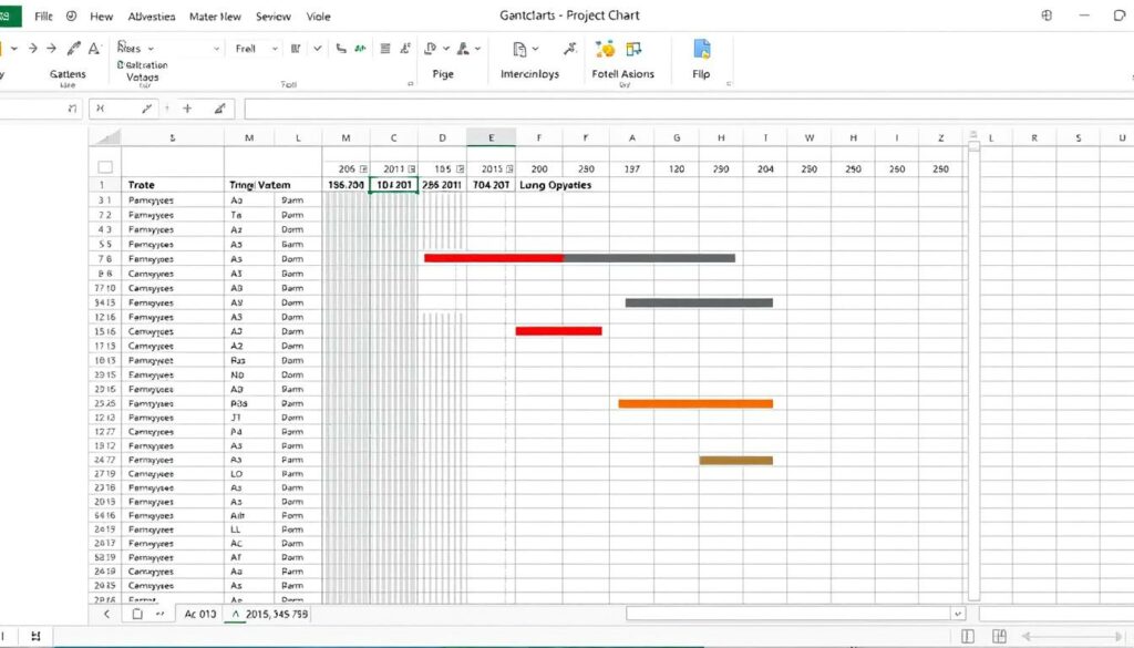 Gantt Projektplan Excel Vorlage hier kostenlos downloaden