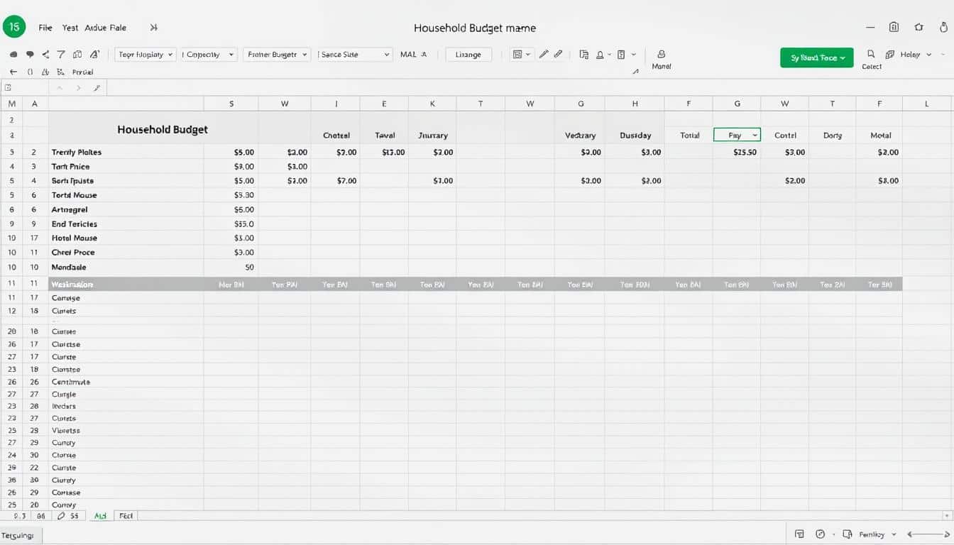 Haushaltsbuch  Excel Vorlage hier kostenlos downloaden