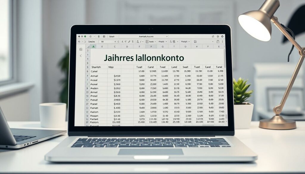 Jahreslohnkonto Excel Vorlage hier kostenlos downloaden