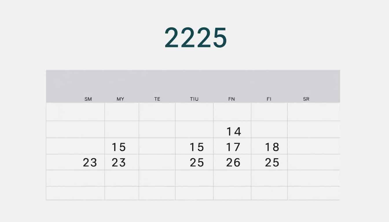 Kalender 2025 Excel Vorlage hier kostenlos downloaden