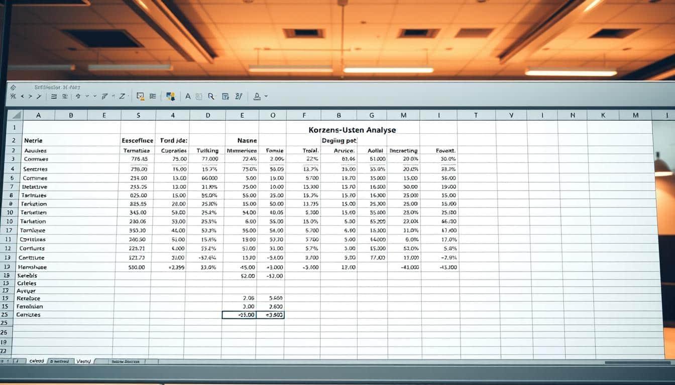 Kosten Nutzen Analyse Excel Vorlage hier kostenlos downloaden