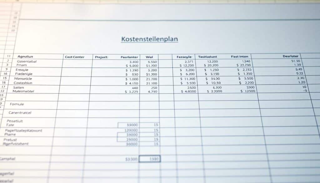 Kostenstellenplan Excel Vorlage hier kostenlos downloaden