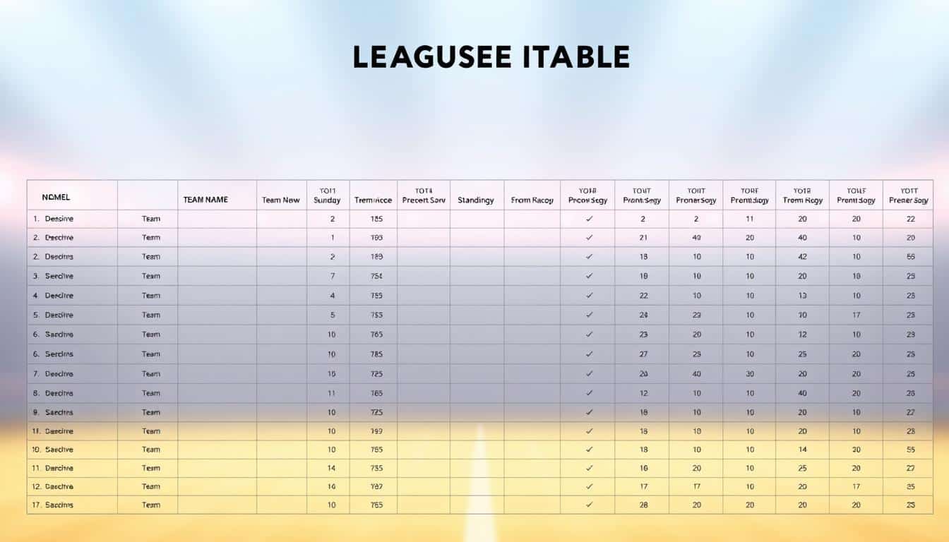 Liga Tabelle Excel Vorlage hier kostenlos downloaden