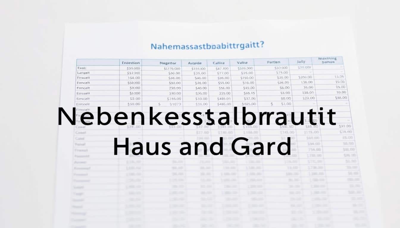 Nebenkostenabrechnung Haus und Grund Excel Vorlage hier kostenlos downloaden